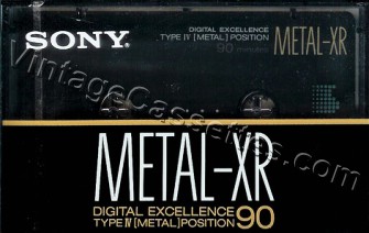 Sony SONY METAL-XR 1989 Type IV Cassette Tape