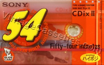Sony SONY Cdix II 1999 Type II Cassette Tape
