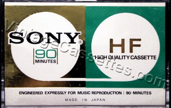 Sony SONY HF 90 1976–78 Type I Cassette Tape