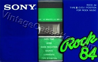 Sony SONY Rock Type II 1978–81 Type II Cassette Tape
