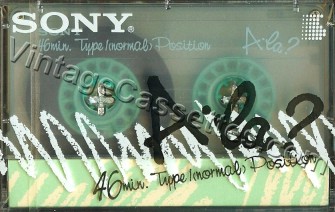 Sony SONY A-La Green Type I 1985 Type I Cassette Tape