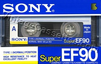 Sony SONY EF Type I 1988 Type I Cassette Tape