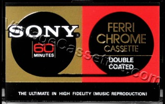 Sony SONY Ferri Chrome 60 1976–78 Type III Cassette Tape