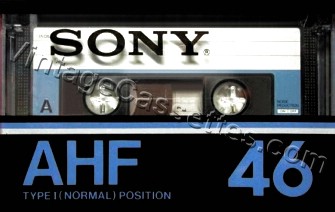 Sony SONY AHF 1978–81 Type I Cassette Tape