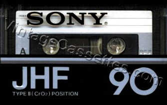 Sony SONY JHF Type II 1978–81 Type II Cassette Tape