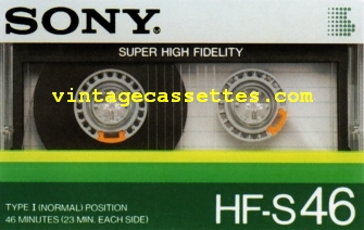 Sony SONY HF-S 1985 Type I Cassette Tape