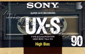 Sony SONY UX-S 1988 Type II Cassette Tape