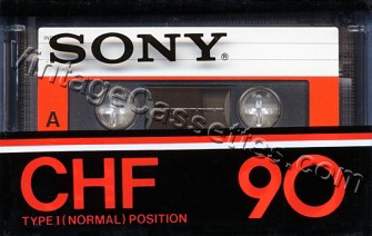 Sony SONY CHF 1978–81 Type I Cassette Tape