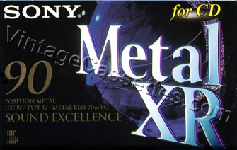 Sony SONY METAL-XR 1995–96 Type IV Cassette Tape