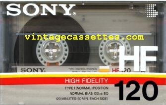 Sony SONY HF 1986–87 Type I Cassette Tape