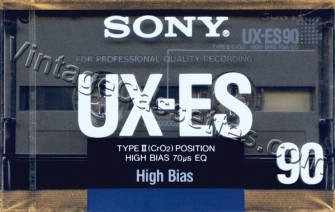 Sony SONY UX-ES 1988 Type II Cassette Tape