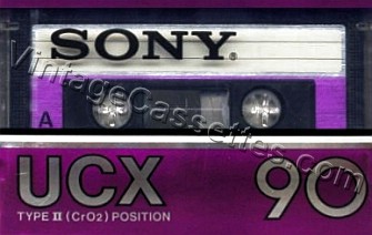 Sony SONY UCX Type II 1982–84 Type II Cassette Tape