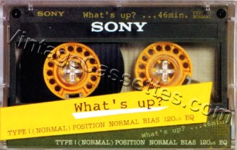 Sony SONY What's Up Green 1985 Type I Cassette Tape