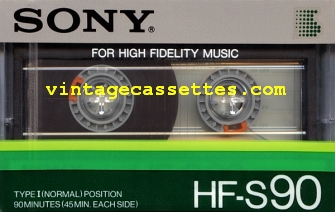 Sony SONY HF-S 1985 Type I Cassette Tape