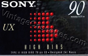 Sony SONY UX 1996–97 Type II Cassette Tape