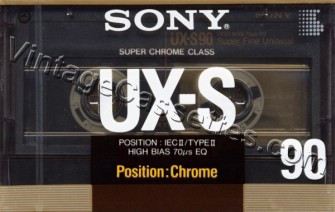 Sony SONY UX-S 1988 Type II Cassette Tape