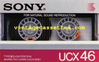 Sony SONY UCX 1985 Type II Cassette Tape