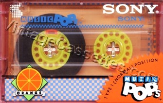 Sony SONY Music POPs Type I Orange 1985 Type I Cassette Tape