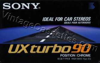 Sony SONY UX Type II Turbo 1990–92 Type II Cassette Tape