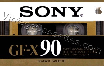 Sony SONY GF-X Type I 1985 Type I Cassette Tape