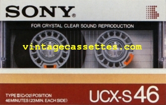 Sony SONY UCX-S 1985 Type II Cassette Tape