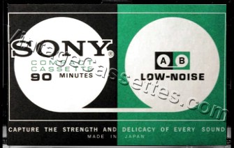 Sony SONY Low-Noise 90 1976–78 Type I Cassette Tape