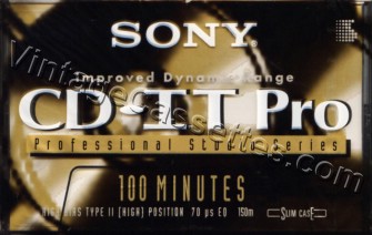 Sony SONY CD-IT PRO 1992–94 Type II Cassette Tape