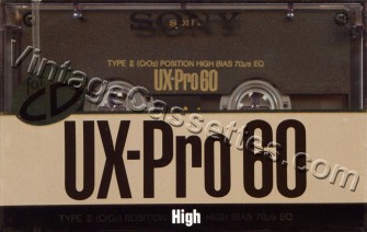 Sony SONY UX-PRO 1989 Type II Cassette Tape