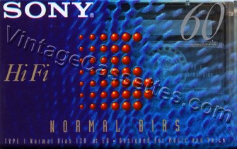 Sony SONY HiFi 1996–97 Type I Cassette Tape