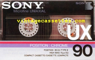 Sony SONY UX 1986–87 Type II Cassette Tape