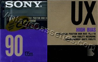 Sony SONY UX 1990–92 Type II Cassette Tape