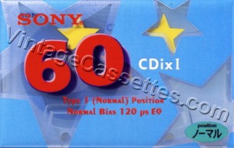 Sony SONY Cdix I 2000 Type I Cassette Tape
