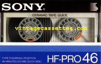 Sony SONY HF-PRO 1985 Type I Cassette Tape