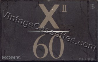 Sony SONY XII 1992 Type II Cassette Tape