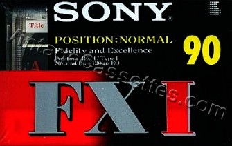 Sony SONY FX I 1996–97 Type I Cassette Tape