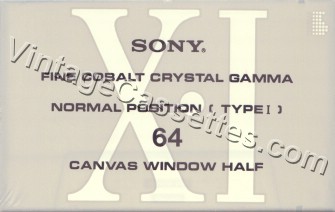 Sony SONY XI 1991 Type I Cassette Tape