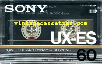Sony SONY UX-ES 1986–87 Type II Cassette Tape