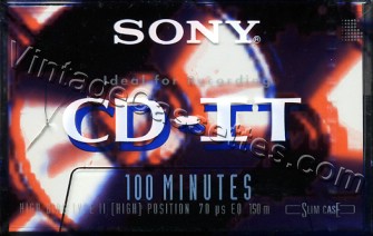 Sony SONY CD-IT 1992–94 Type II Cassette Tape