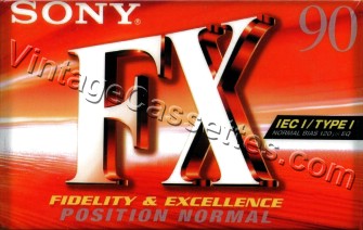 Sony SONY FX 1999–01 Type I Cassette Tape