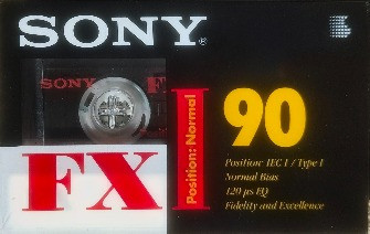 Sony SONY FX I 1995–96 Type I Cassette Tape