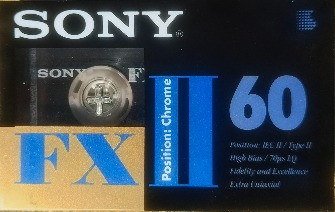 Sony SONY FX II 1995–96 Type II Cassette Tape