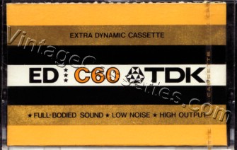 TDK TDK ED 1973–74 Type I Cassette Tape