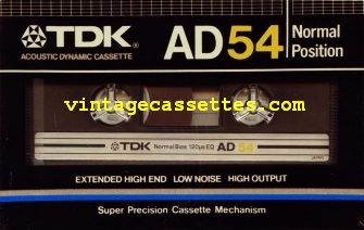 TDK TDK AD 1982–83 Type I Cassette Tape