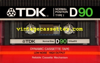 TDK TDK D 1984 Type I Cassette Tape