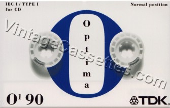 TDK TDK Optima 1 1997–01 Type I Cassette Tape