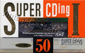 TDK TDK Super CDing-I 1993–94 Type I Cassette Tape