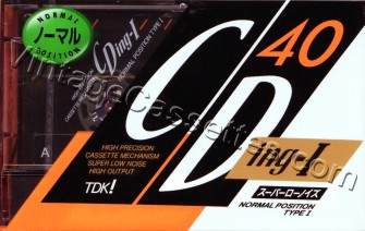 TDK TDK CDing-I "M" 1990–91 Type I Cassette Tape