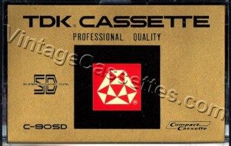 TDK TDK SD c-90 1970–71 Type I Cassette Tape
