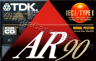 TDK TDK AR Type I Australian market 1992–97 Type I Cassette Tape