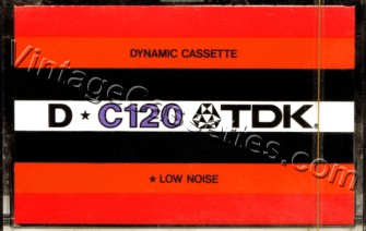 TDK TDK D 1972–74 Type I Cassette Tape